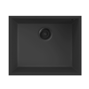 Zlewozmywak Elleci Quadra 105 podwieszany 540x440mm G40 Tutto Nero LGQ10540BSOA66