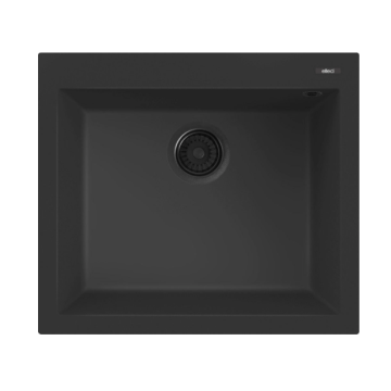 Zlewozmywak Elleci Quadra 105 570x500mm G40 Tutto Nero LGQ10540A66