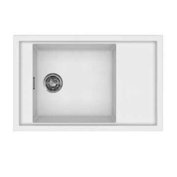 Zlewozmywak Elleci Sintesi 305 780x500mm K96 White LKS30596