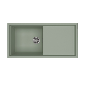 Zlewozmywak Elleci Sintesi 480 1000x500mm K82 Sage Green LKS48082