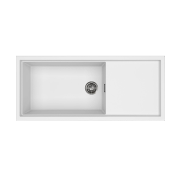 Zlewozmywak Elleci Sintesi 510 1160x500mm K96 White LKS51096