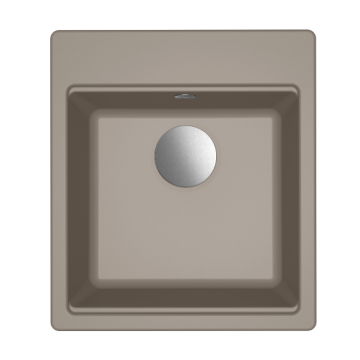Zlewozmywak Elleci Time 102 450x510mm G43 Tortora LG210243FIXCI