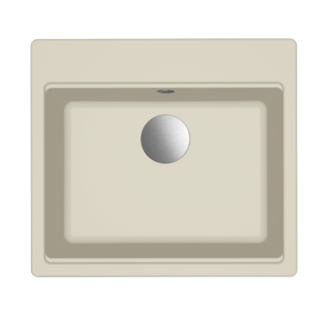 Zlewozmywak Elleci Time 105 570x510mm G39 Bianco Soft LG210539FIXCI