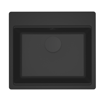 Zlewozmywak Elleci Time 105 570x510mm G40 Nero LG210540FBXCB