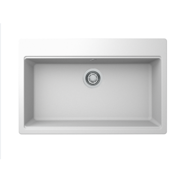 Zlewozmywak Elleci Time 130 790x510mm G68 Bianco LG213068FIXCI