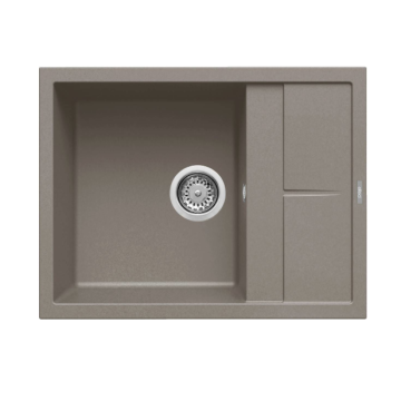 Zlewozmywak Elleci Unico 125 650x500mm K93 dove grey LKU12593