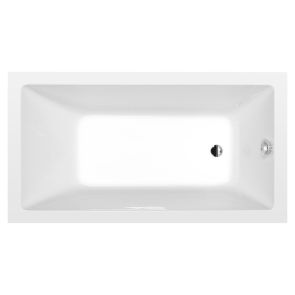 Wanna prostokątna Polysan Noemi 150x80x39 cm biała 71727