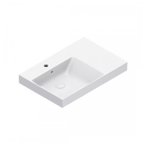 Umywalka Catalano Zero 75x50 cm prostokątna lewa Bianco 175SZEUPFC00