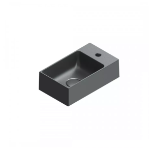 Umywalka Catalano Premium 40x23 cm z otw. na baterię Nero Satinato 14023VEFCNS