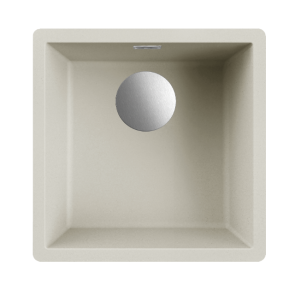 Zlewozmywak Elleci Dynamo 102 456x456mm G39 Bianco Soft LGZ10239FIXCI