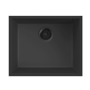 Zlewozmywak Elleci Quadra 105 podwieszany 540x440mm G40 Tutto Nero LGQ10540BSOA66