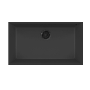 Zlewozmywak Elleci Quadra 130 BSO podw. 760x440mm G40 Tutto Nero LGQ13040BSOA66