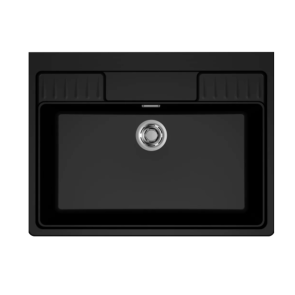 Zlewozmywak Elleci Spazio 900 XL 900x665mm K86 Black LKS90086XLP