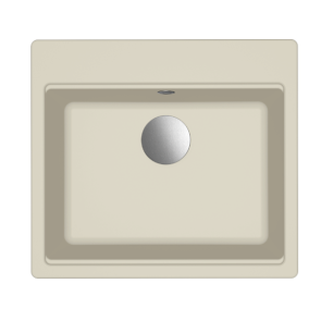 Zlewozmywak Elleci Time 105 570x510mm G39 Bianco Soft LG210539FIXCI