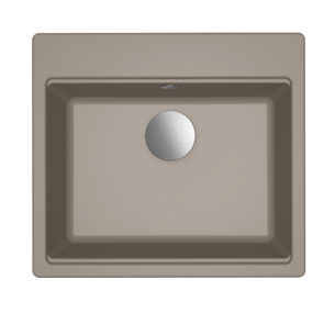 Zlewozmywak Elleci Time 105 570x510mm G43 Tortora LG210543FIXCI