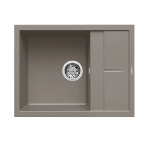 Zlewozmywak Elleci Unico 125 650x500mm K93 dove grey LKU12593