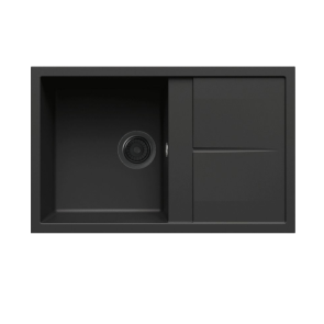 Zlewozmywak Elleci Unico 300 790x500mm G40 Tutto Nero LGU30040A66
