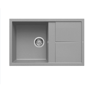 Zlewozmywak Elleci Unico 300 790x500mm K97 Light grey LKU30097 Zlewozmywak Elleci Unico 300 790x500mm K97 Light grey LKU30097